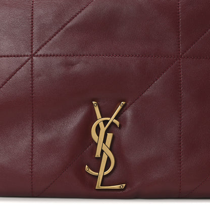Saint Laurent Lambskin Matelasse Monogram Large Jamie 4.3 New Dark Bordeaux 8 of 10