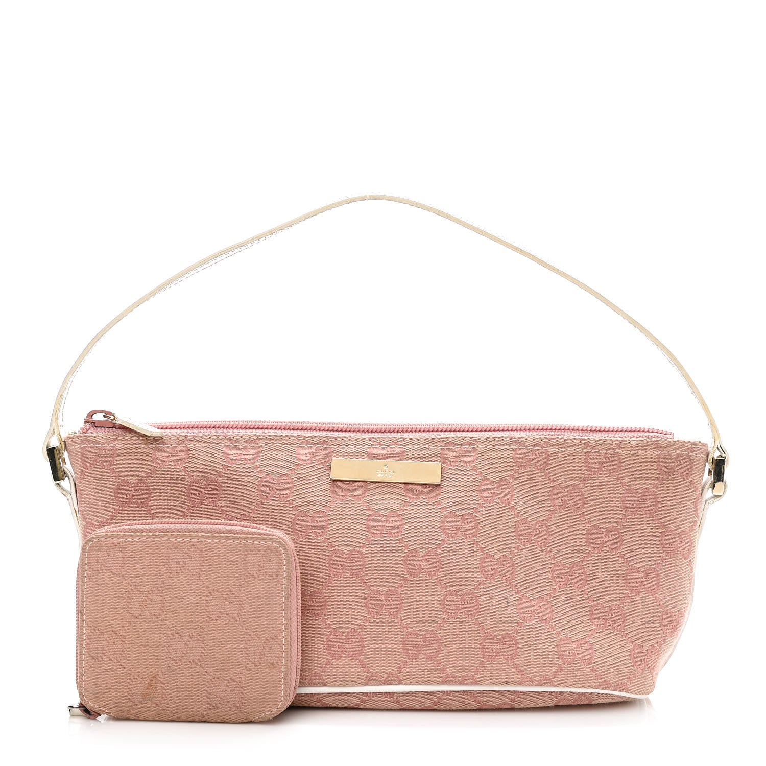 Gucci Monogram Boat Pochette Pink 1 of 13