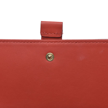 Chloe Calfskin Aurore Wallet on Chain Red 9 of 11