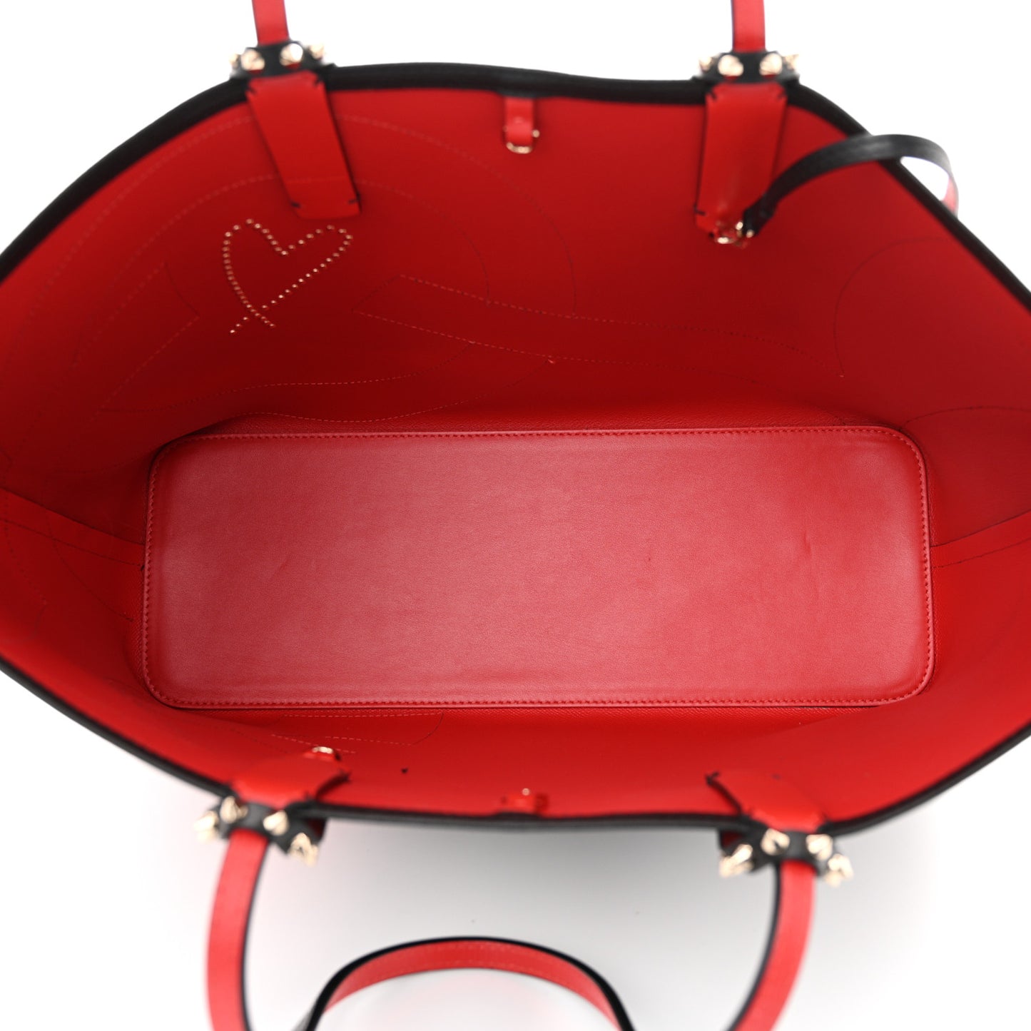 Calfskin Cabata Love Empire Paris Tote Black