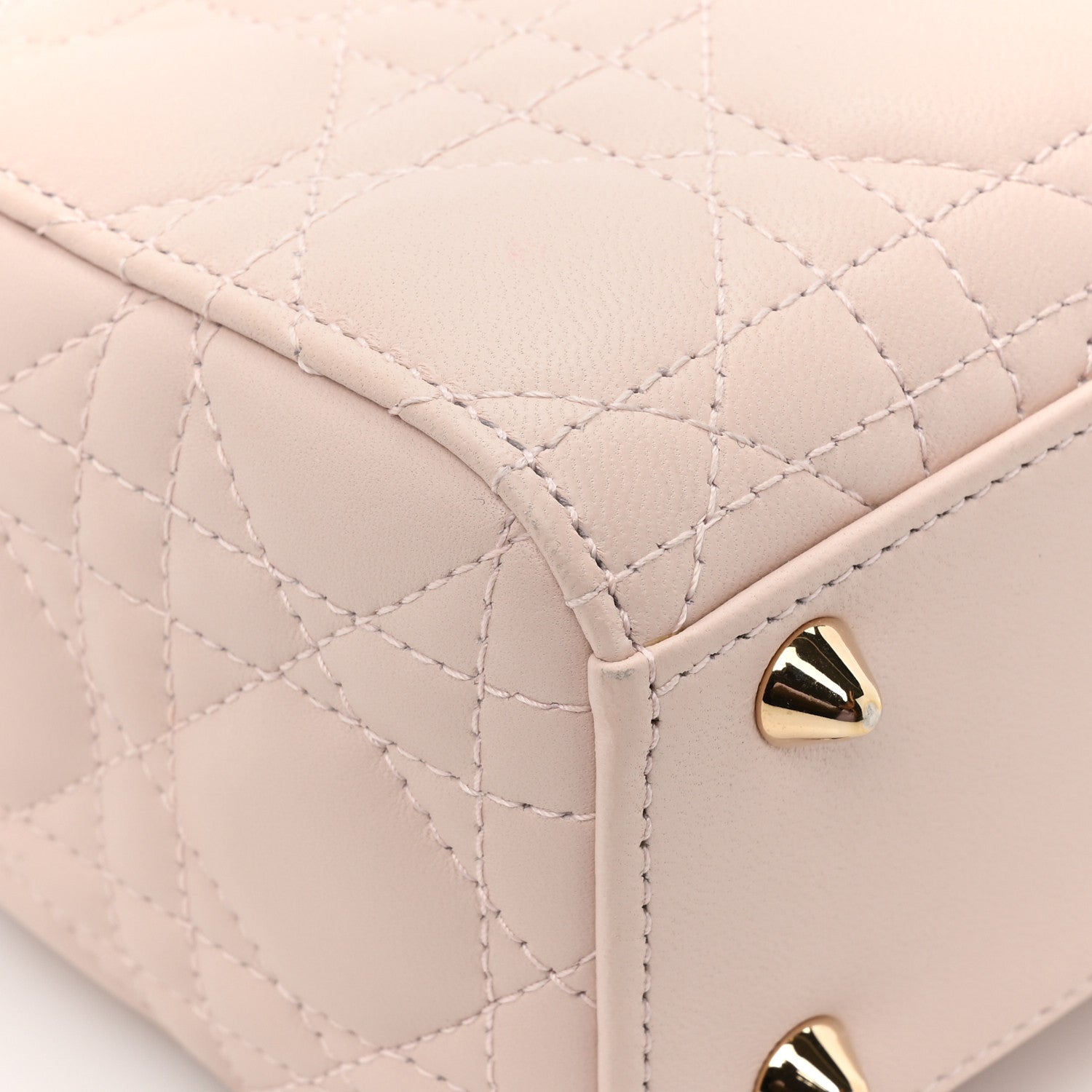 Christian Dior Lambskin Cannage Small My ABCDior Lady Dior Light Pink 11 of 15