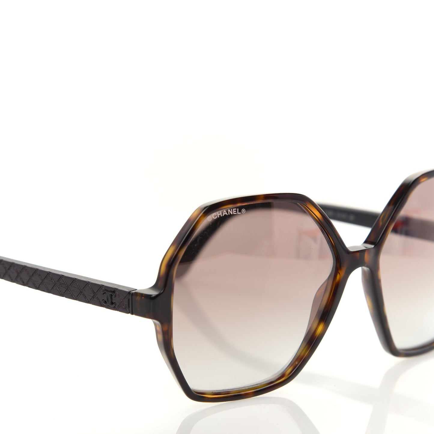 Acetate Wood Rubber Square Sunglasses 9076 Dark Tortoise