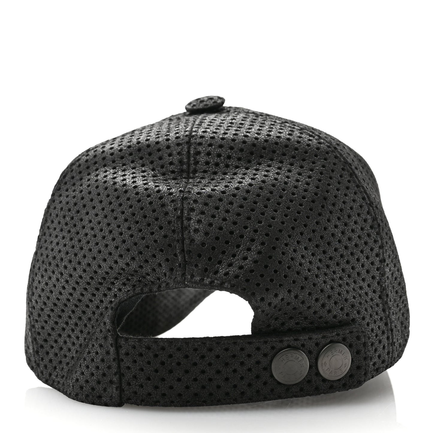 Lambskin Perforated Cap 58 Black
