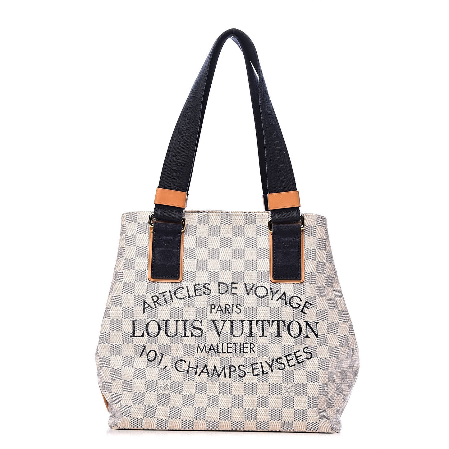 Damier Azur Beach Cabas PM