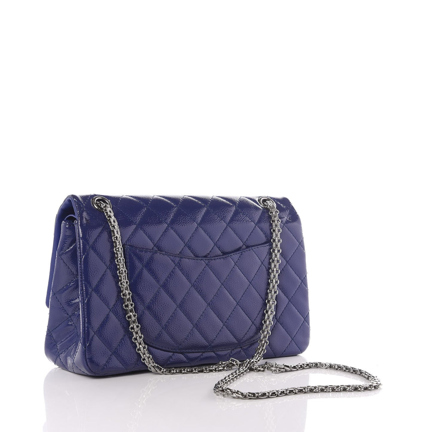 Patent Caviar Quilted 2.55 Reissue 226 Flap Blue