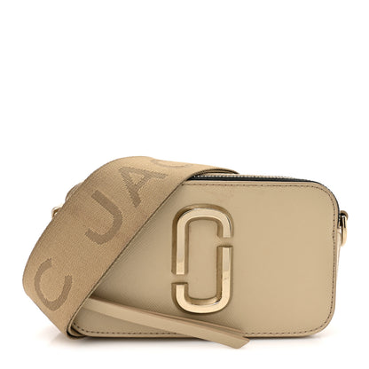 Marc Jacobs Saffiano Small Snapshot Camera Bag Khaki 1 of 12