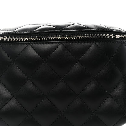 Chanel Calfskin Quilted Uniform Waist Belt Bag Black 8 of 10