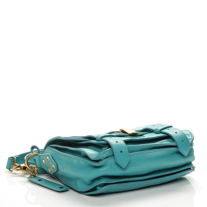 Proenza Schouler Lambskin PS1 Mini Pouch Messenger Bag Lagoon 3 of 6