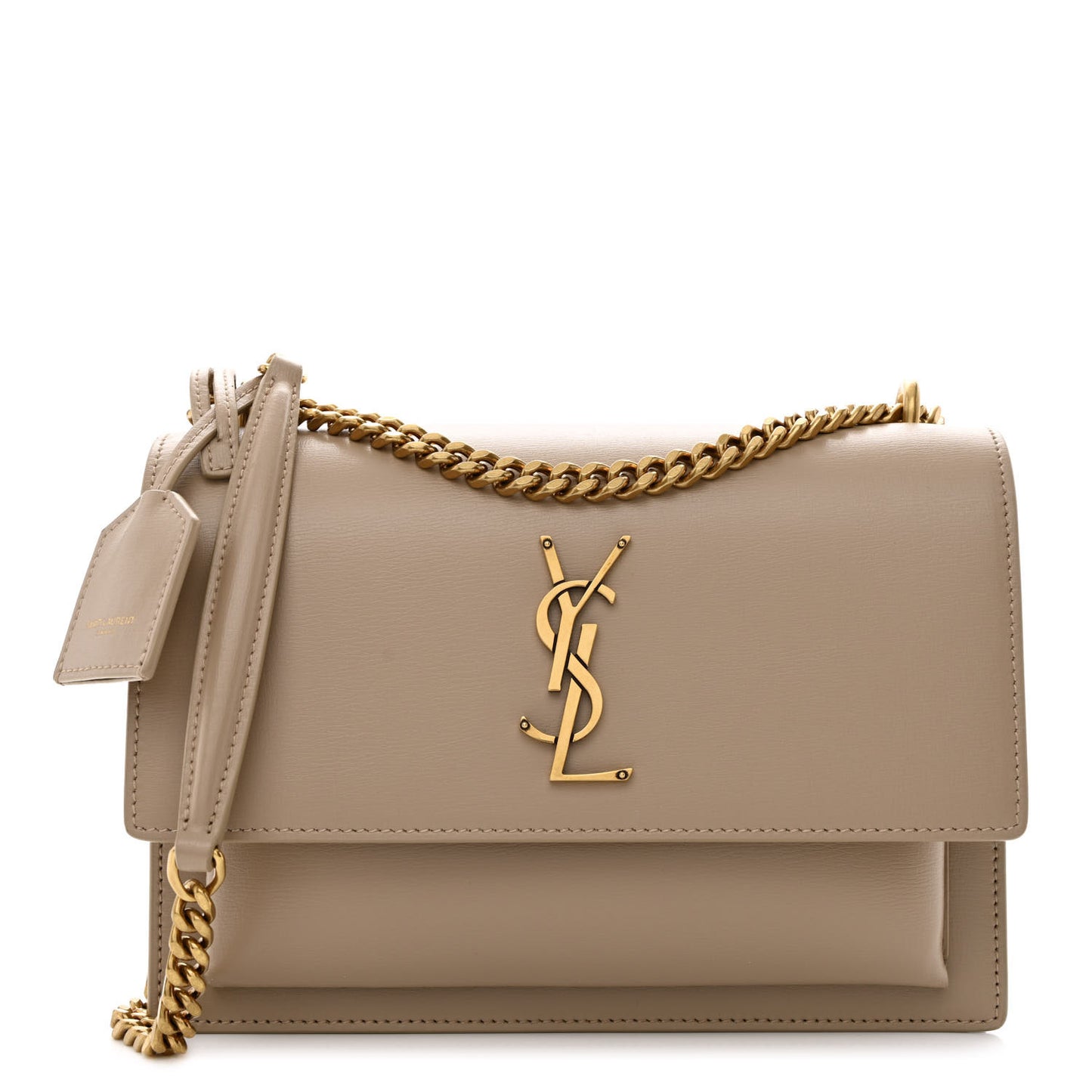 Calfskin Medium Monogram Sunset Dark Beige