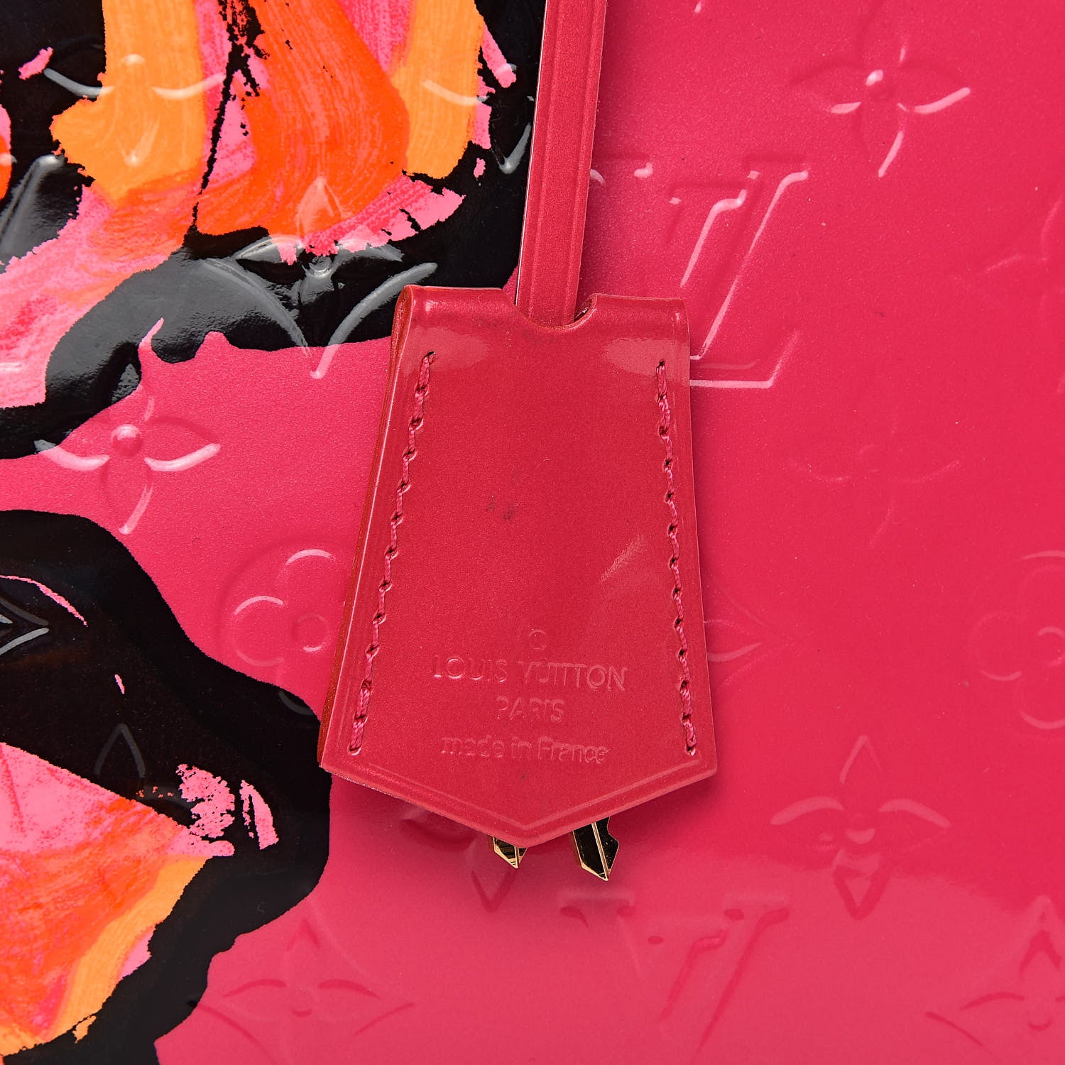 Louis Vuitton Vernis Roses Alma MM Rose Pop 10 of 11