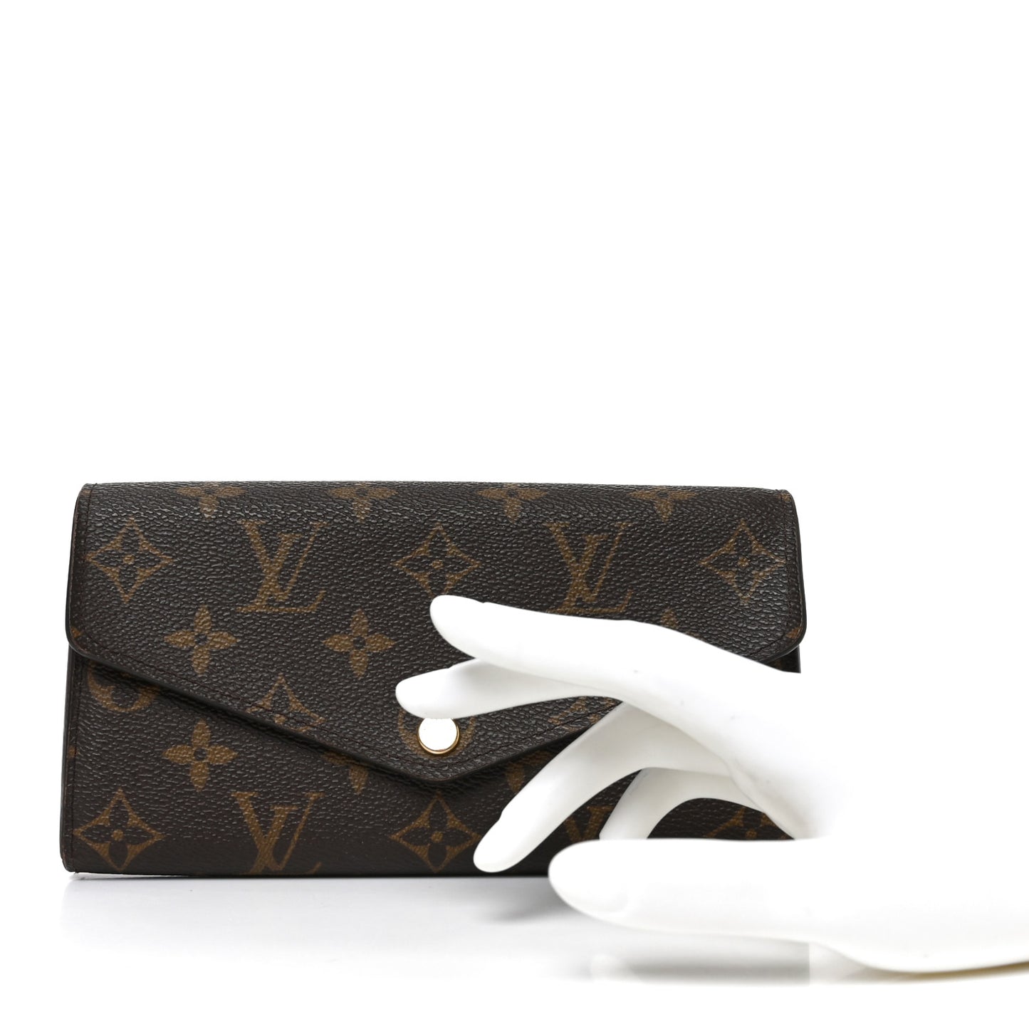 Monogram Sarah Wallet NM Coquelicot