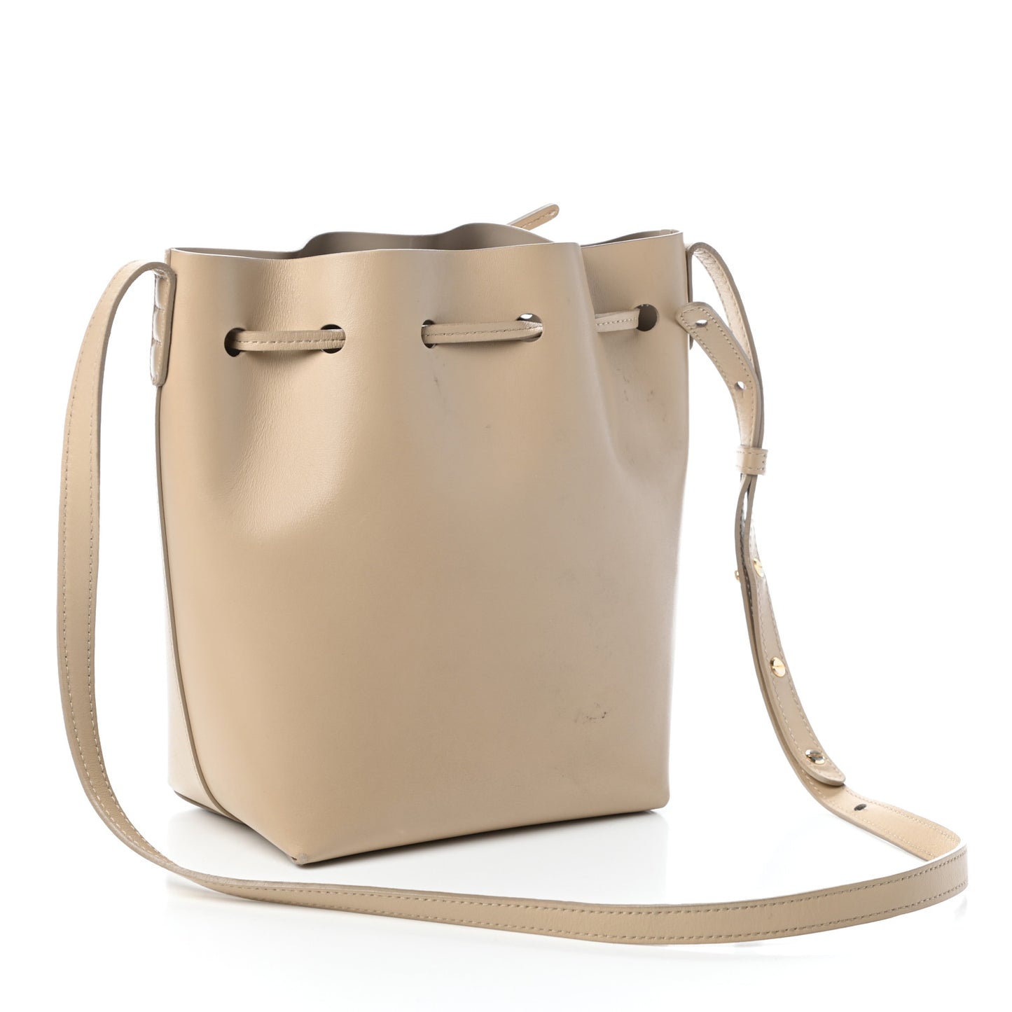 Calfskin Mini Bucket Bag Sand