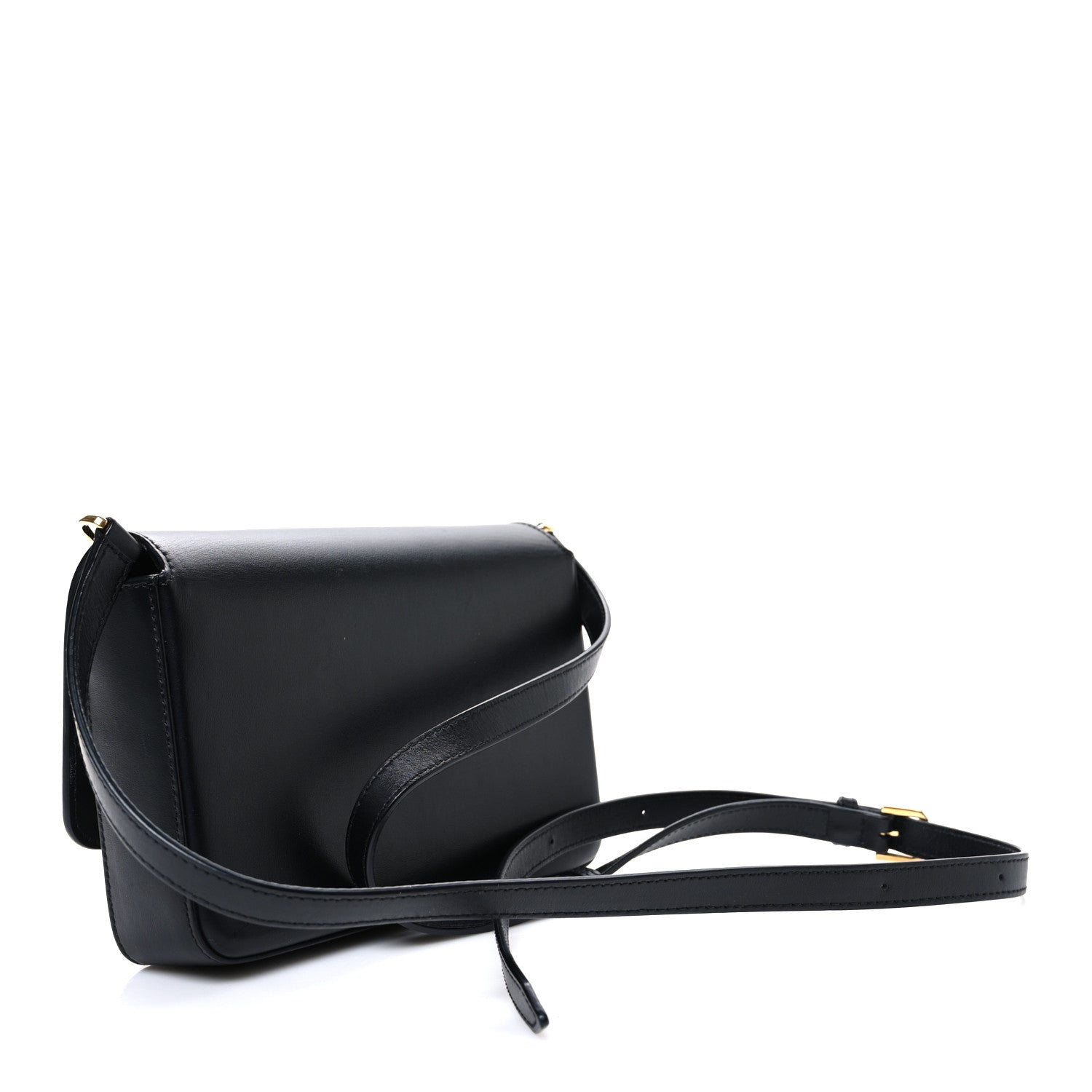 Burberry Calfskin Vintage Check New Hampshire Bag Black 1835187