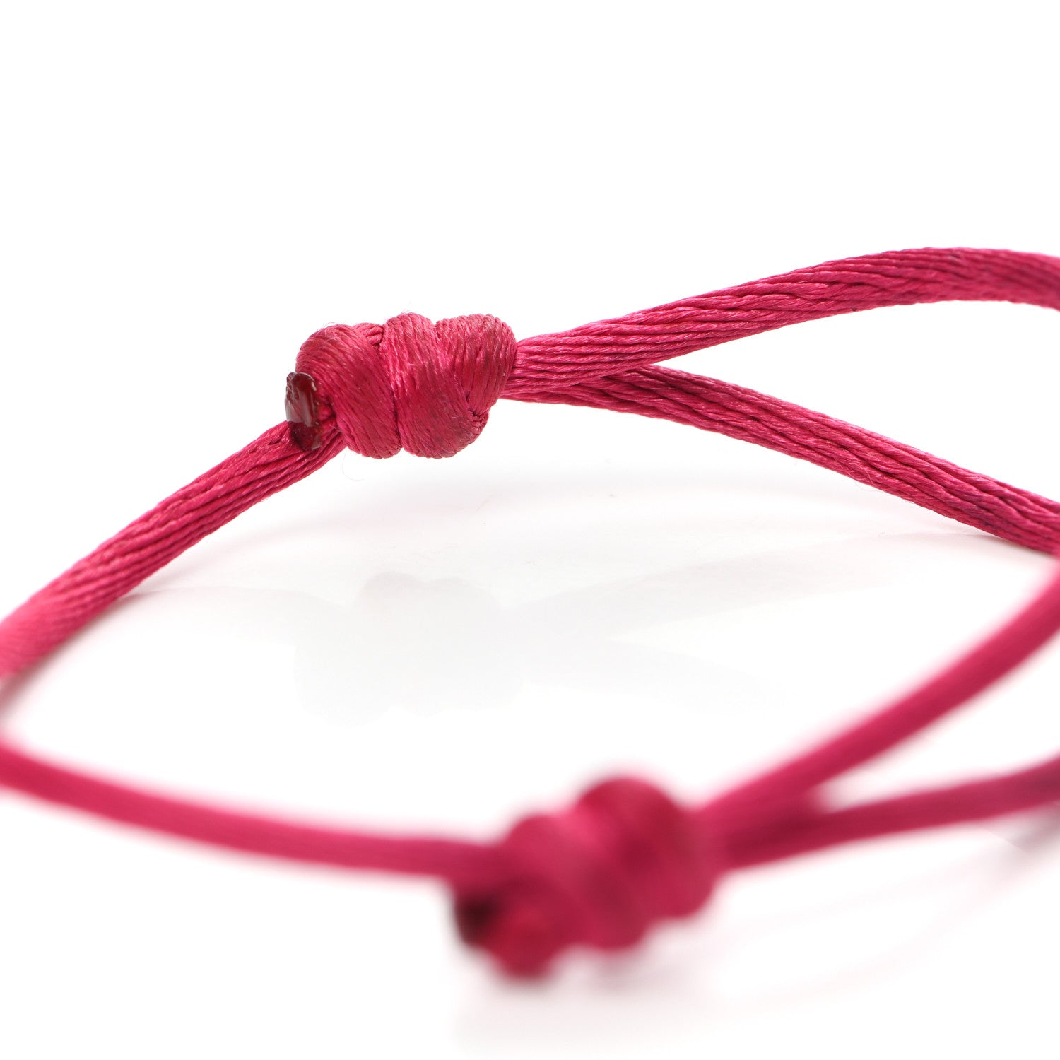 Cartier 18K Pink Yellow White Gold Trinity Cord Bracelet Pink 4 of 7