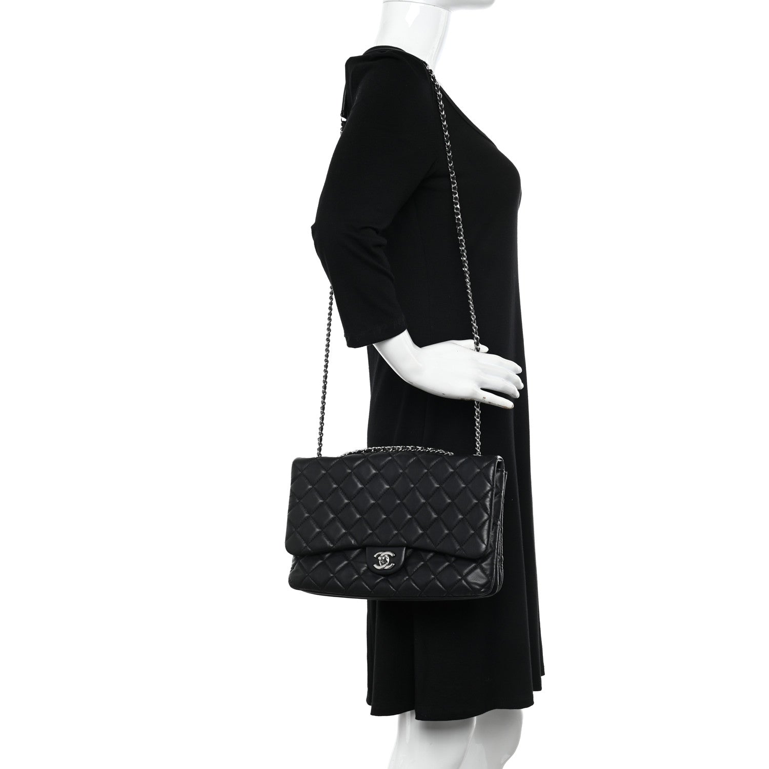 Chanel Calfskin Quilted Tender Touch Flap Bag Black 2 of 12