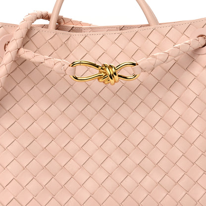Bottega Veneta Nappa Intrecciato Medium Andiamo Shoulder Bag Lotus 7 of 9