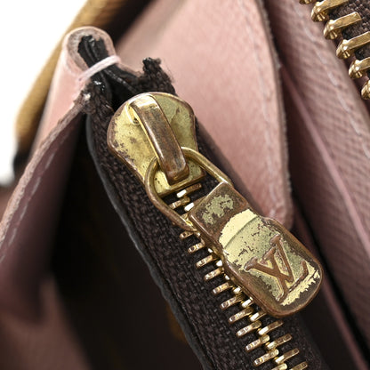 Louis Vuitton Monogram Clemence Wallet Rose Ballerine 8 of 9