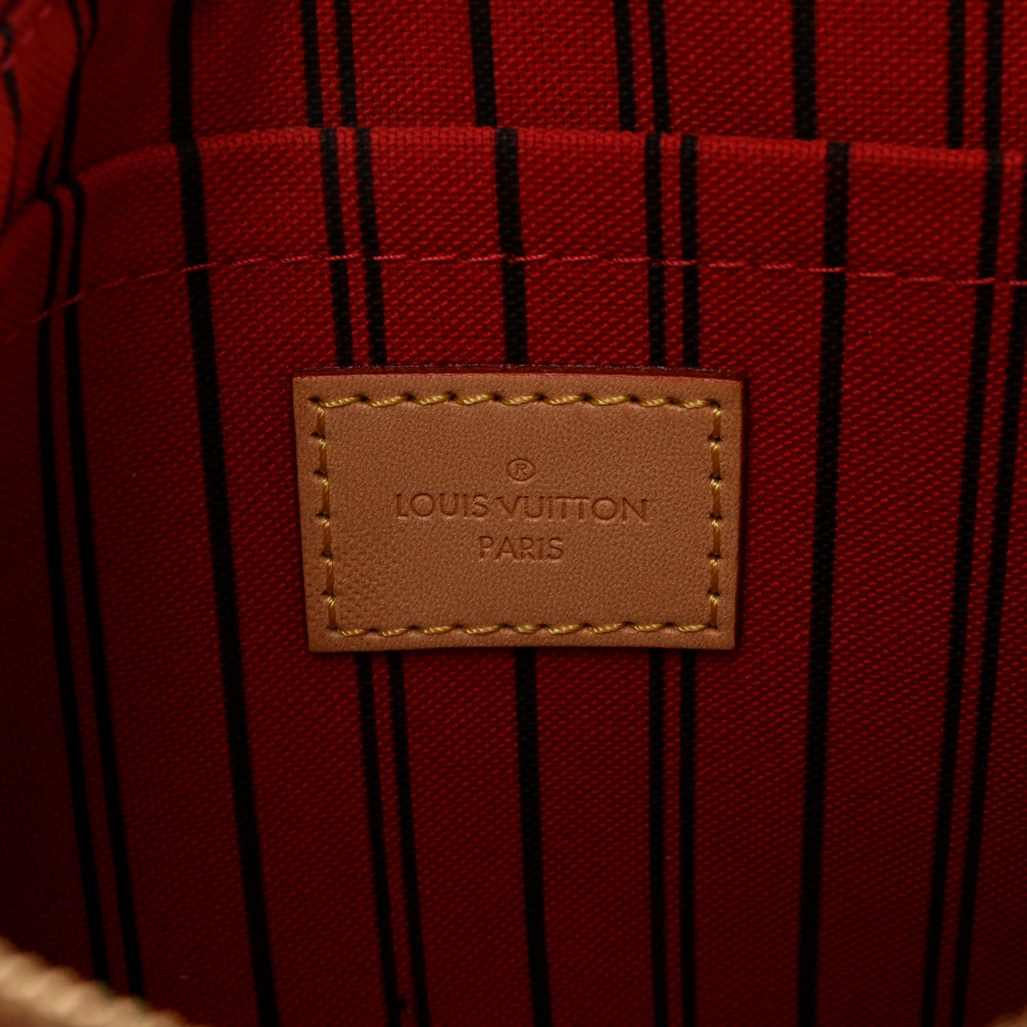 Monogram Neverfull MM GM Pochette Cherry