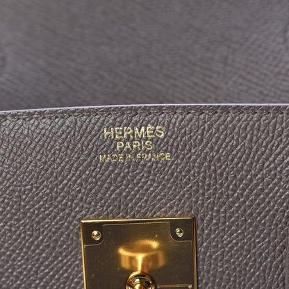 Hermes Epsom Birkin 30 Etain 16 of 30
