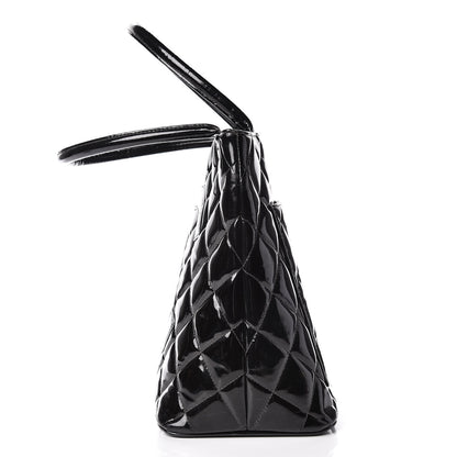 Chanel Patent Medallion Tote Black 21 of 21