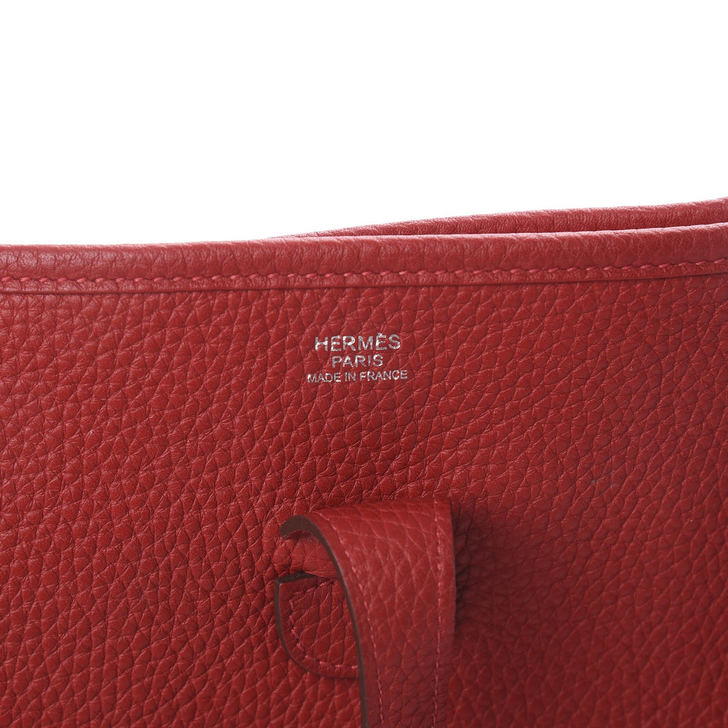 Taurillon Clemence Evelyne III PM Rouge Garance