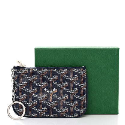 Goyard Goyardine Nano Senat Key Pouch Navy 8 of 8
