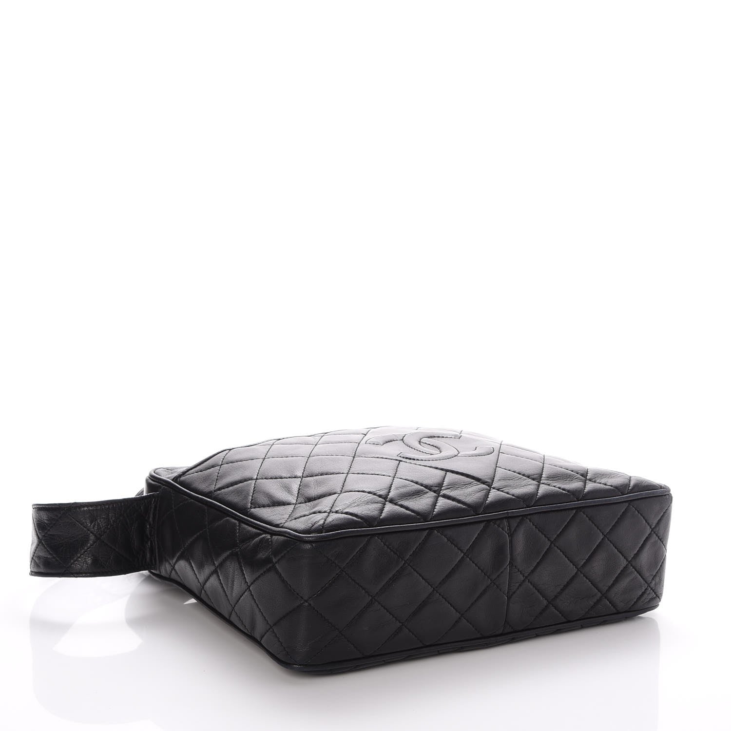 Chanel Lambskin Quilted Tassel Camera Case Black 4 of 7
