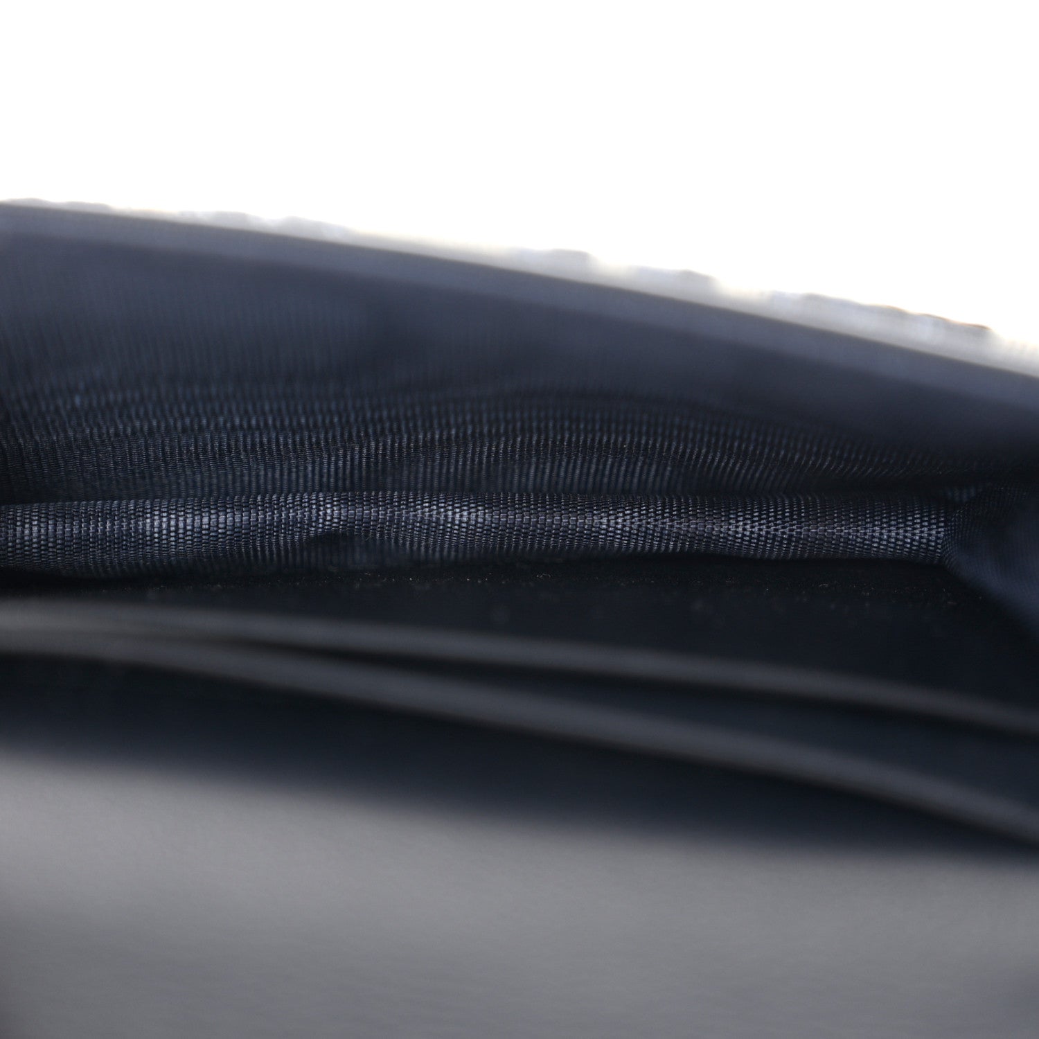 Christian Dior Oblique Saddle Card Holder Blue 5 of 9
