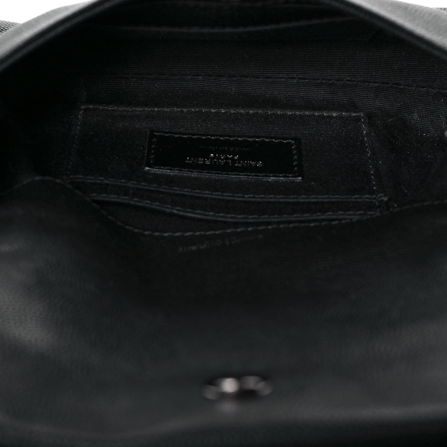 Grain De Poudre Monogram Toy West Hollywood Fold-Over Bag Black