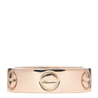 Cartier 18K Pink Gold 5.5mm LOVE Ring 49 4.75 3 of 4