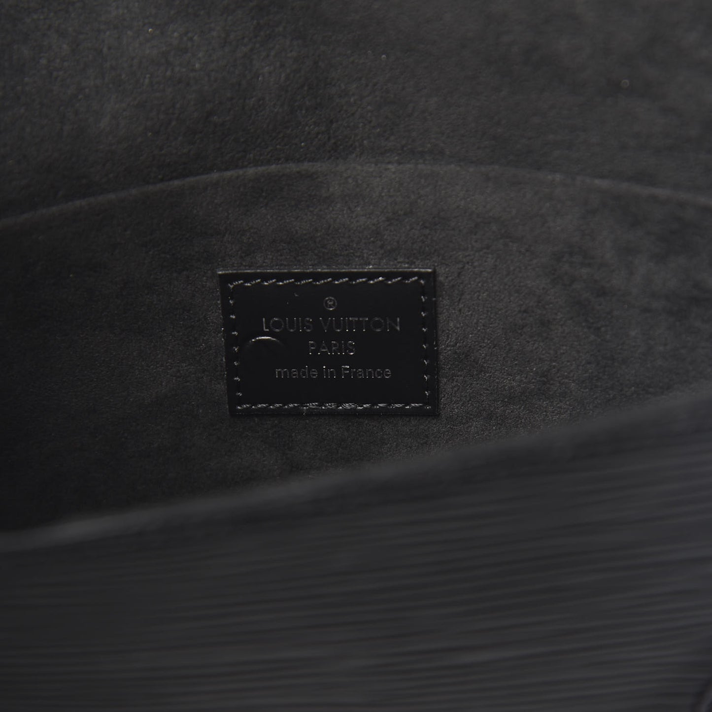 Epi LV Stories Pochette Felicie Black
