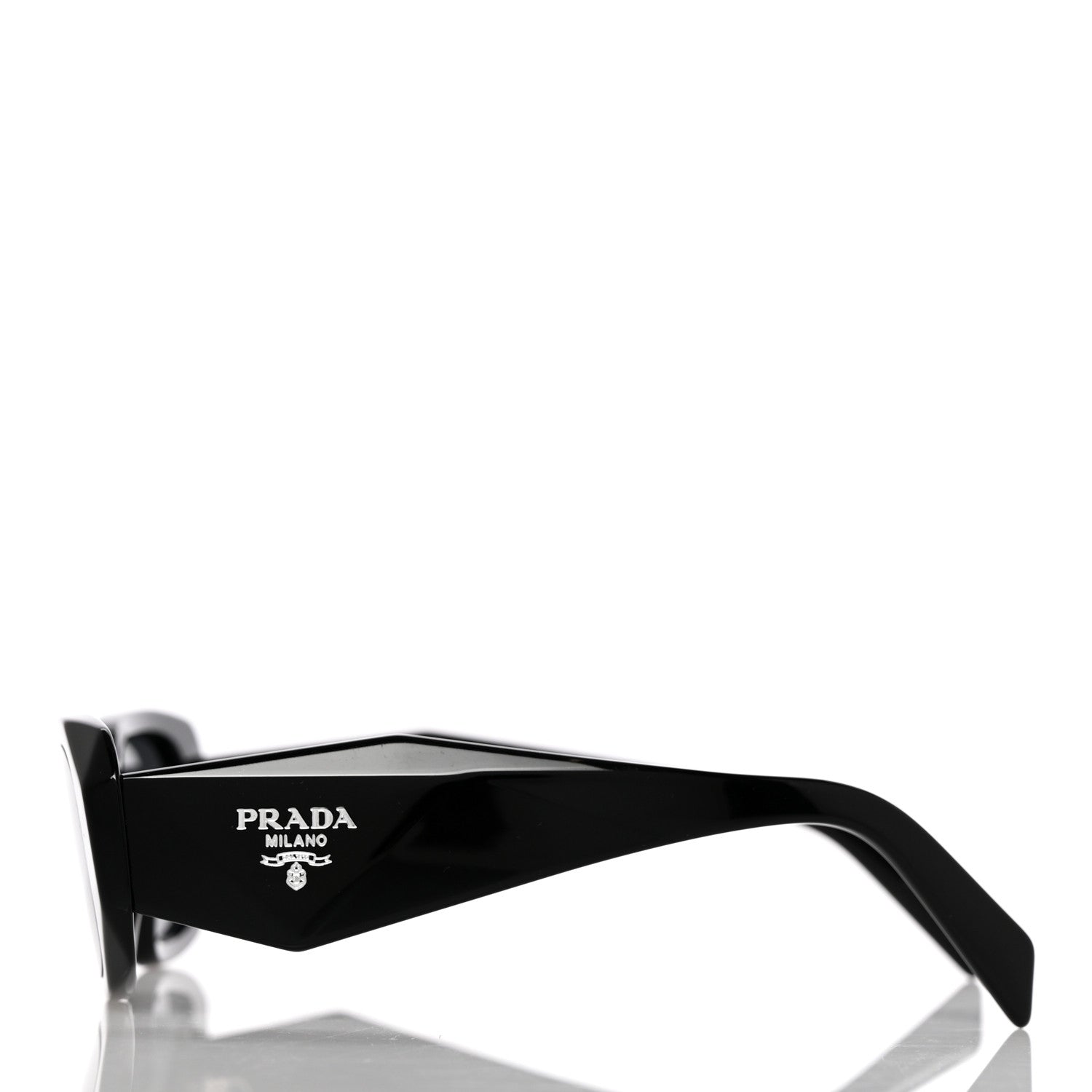 Prada Acetate Symbole Sunglasses SPR 17W Black 3 of 9