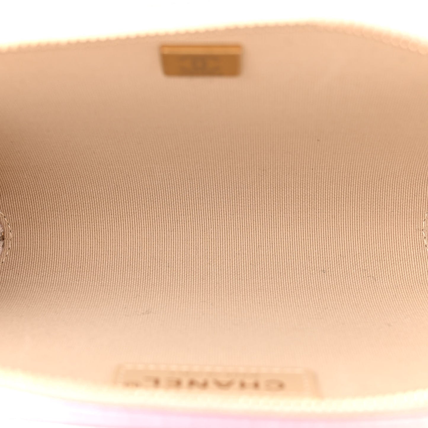 Metallic Lambskin Like A Wallet Flap Golden Pink