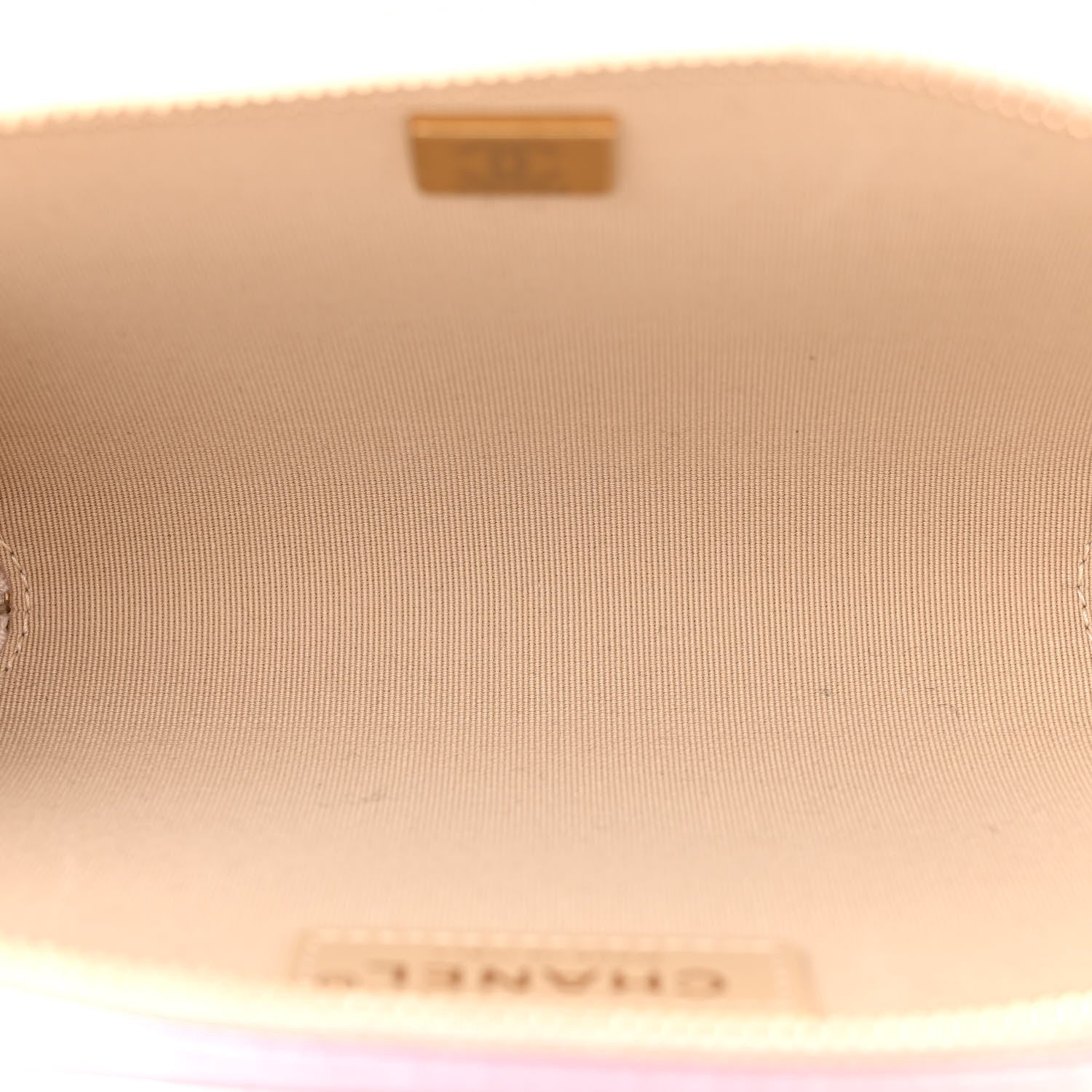 Chanel Metallic Lambskin Like A Wallet Flap Golden Pink 5 of 12