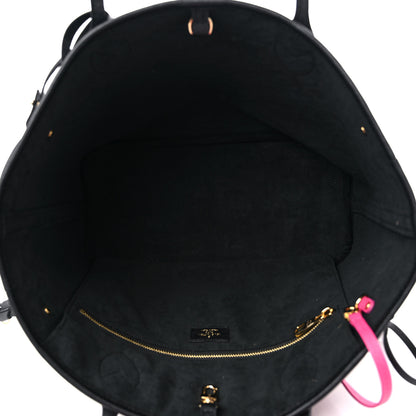 Louis Vuitton Empreinte Spring In The City Neverfull MM Black White Pink 6 of 9