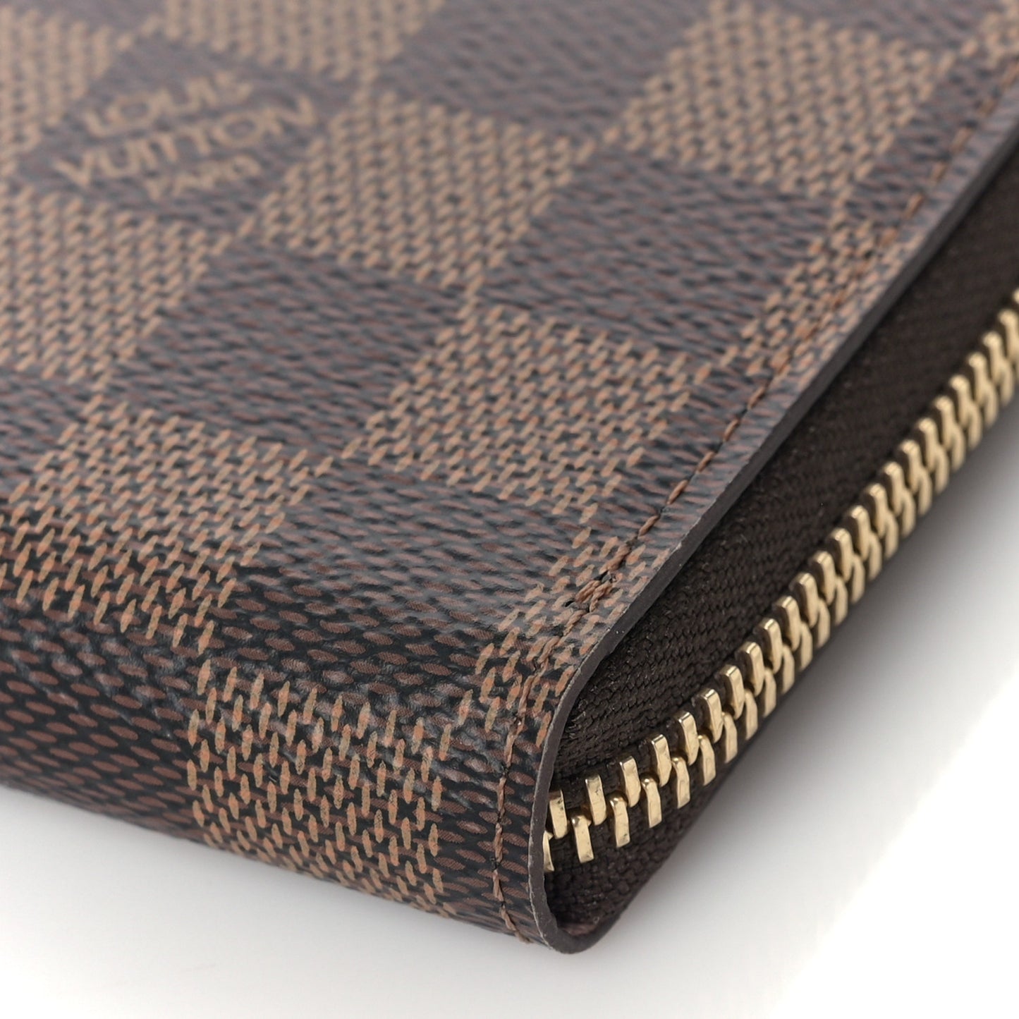 Damier Ebene Clemence Wallet Rose Ballerine