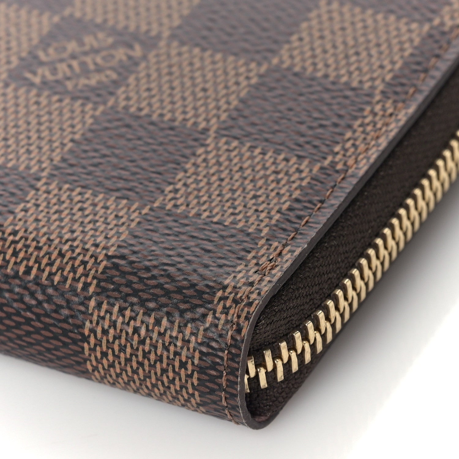 Louis Vuitton Damier Ebene Clemence Wallet Rose Ballerine 8 of 8