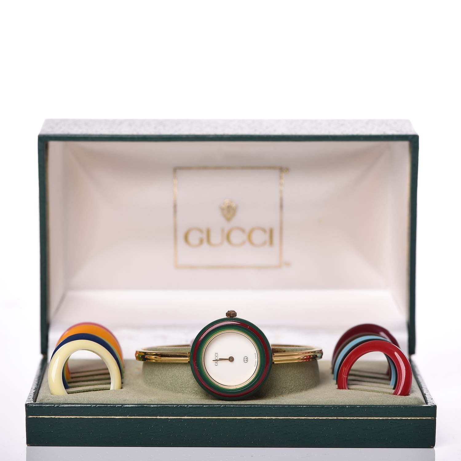 Gucci Stainless Steel 26mm Interchangeable Bezel Quartz Watch 7 of 7