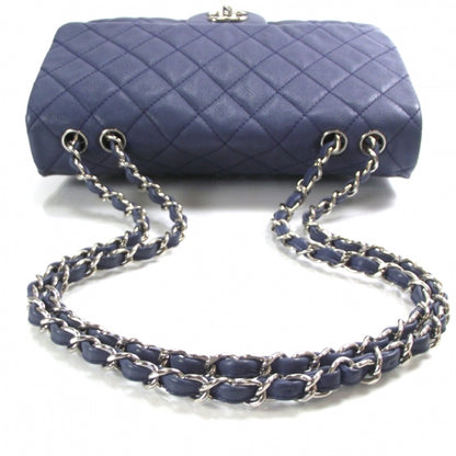 Chanel Caviar Jumbo Flap Blue 6 of 12