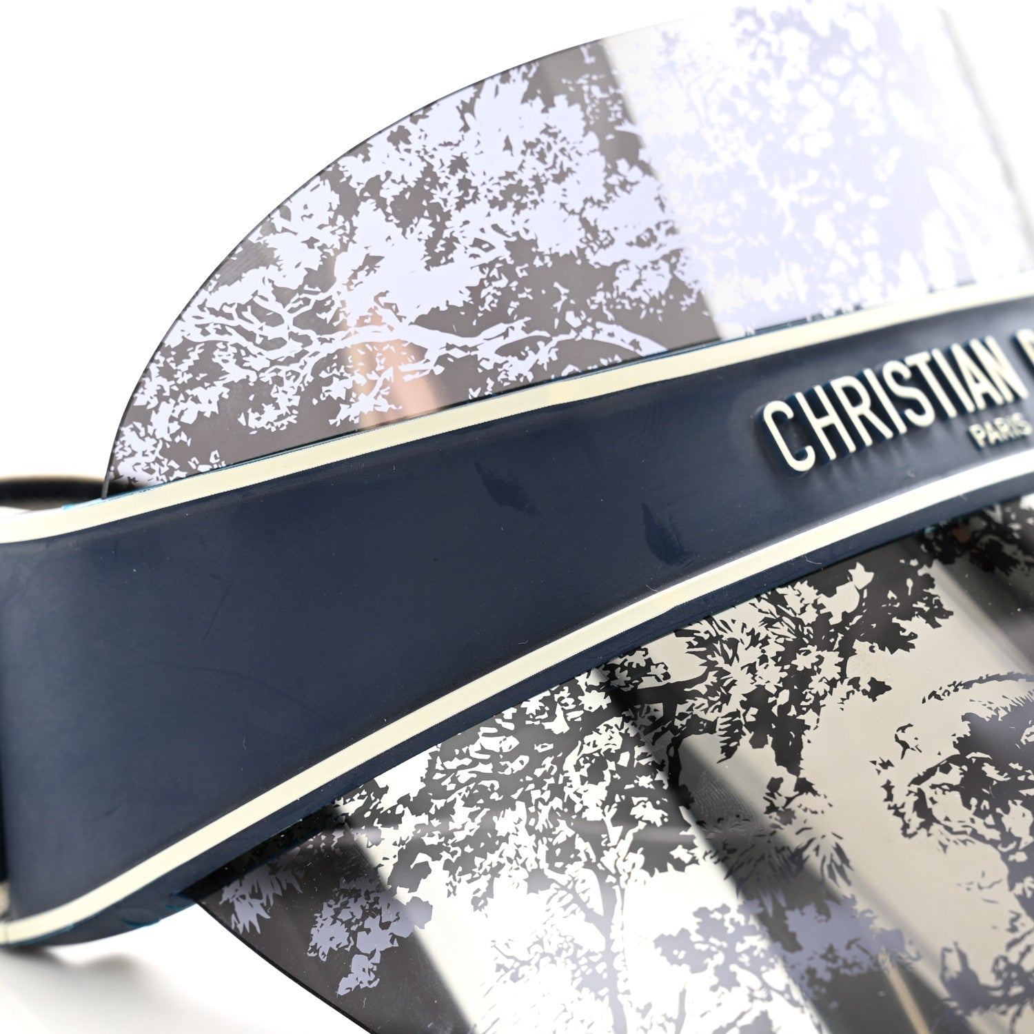 Christian Dior Toile de Jouy DiorClub V1U Sun Visor Blue 9 of 11
