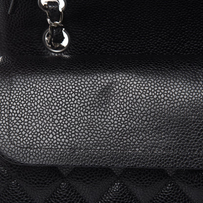 Chanel Caviar Quilted Medium Double Flap Black 10 of 11