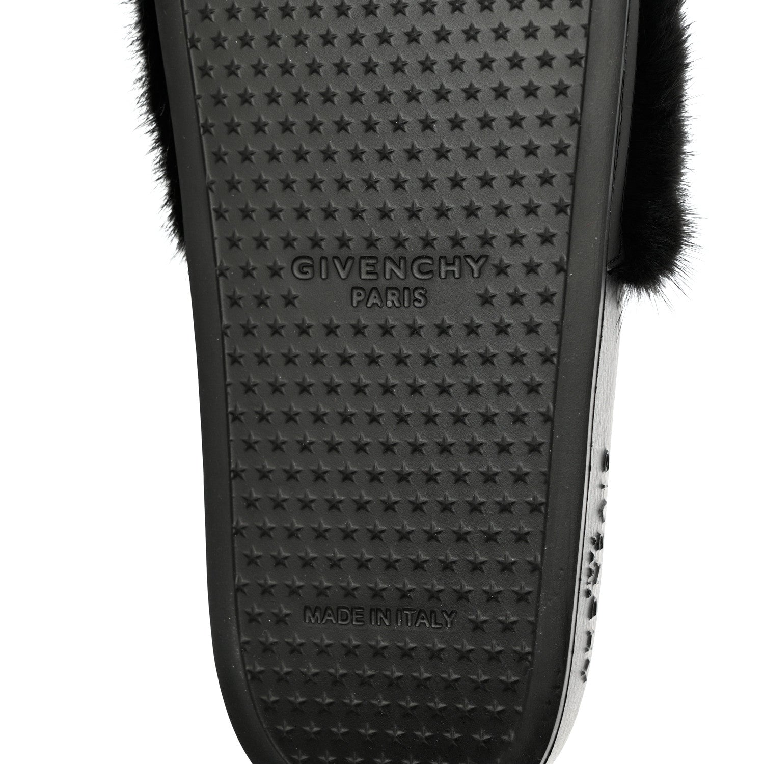 Givenchy Mink Rubber Slide Sandals 39 Black 7 of 10