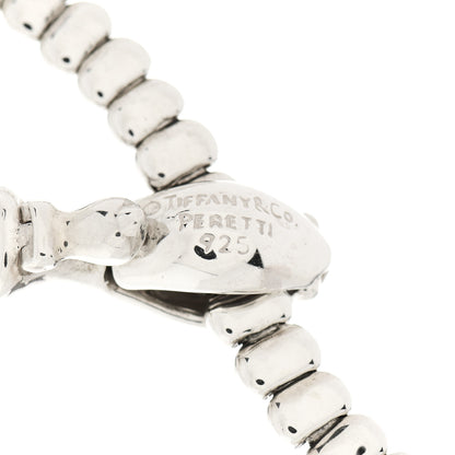 Tiffany Sterling Silver Elsa Peretti Snake Necklace 3 of 3