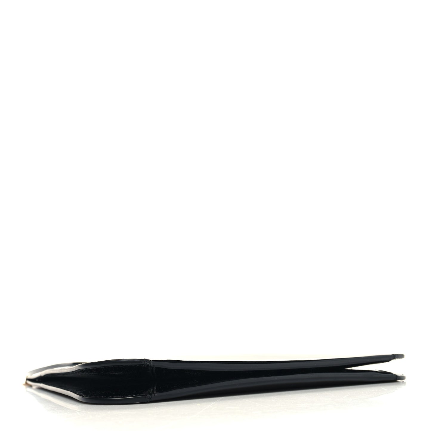 Patent Calfskin Sadie Shoulder Bag Black