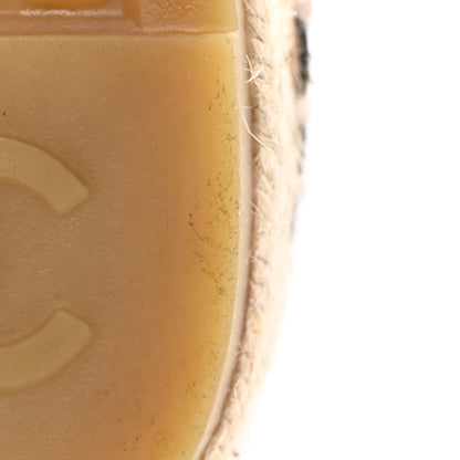 Chanel Lambskin CC Espadrilles 37 Black 16 of 16