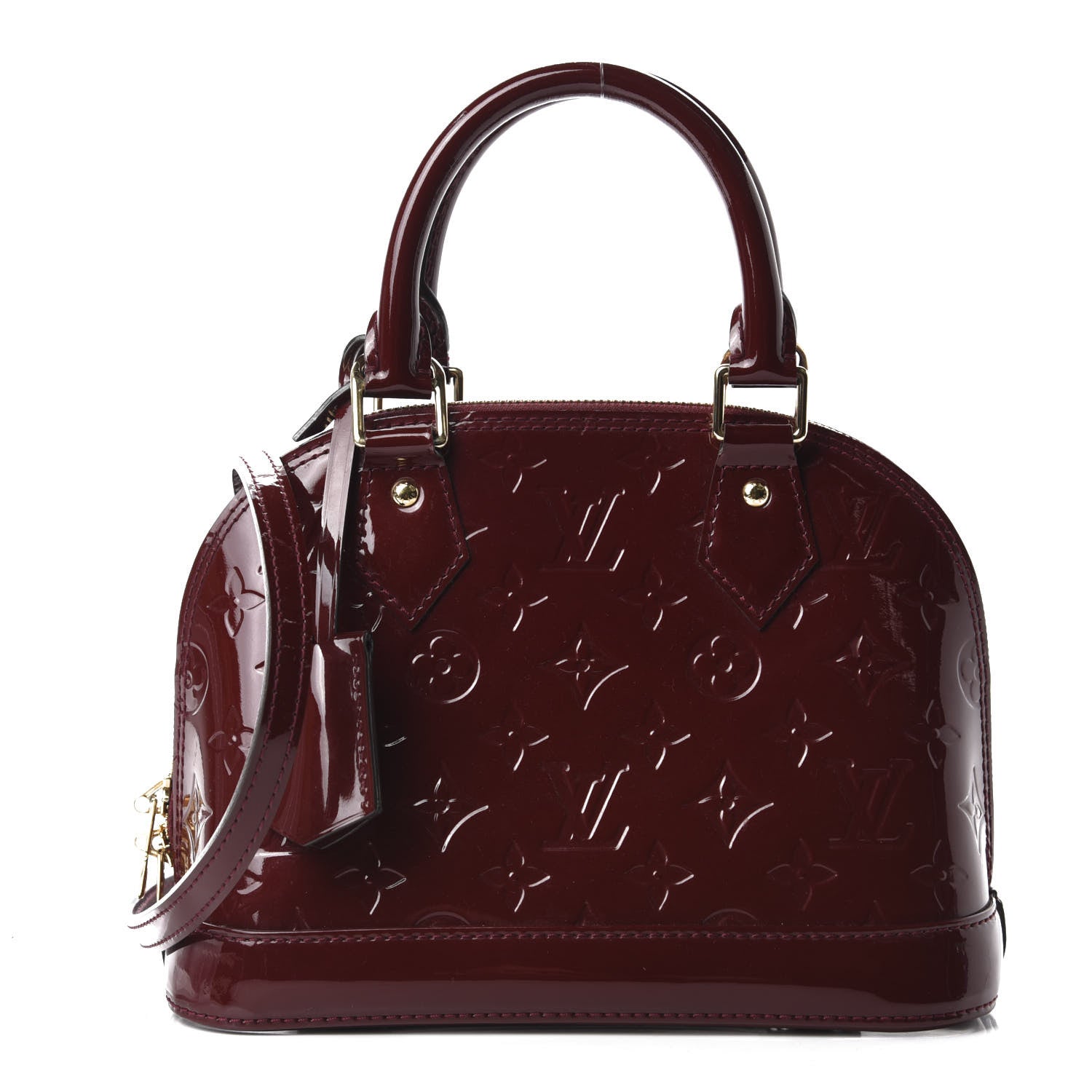 Louis Vuitton Vernis Alma BB Griotte 1 of 9