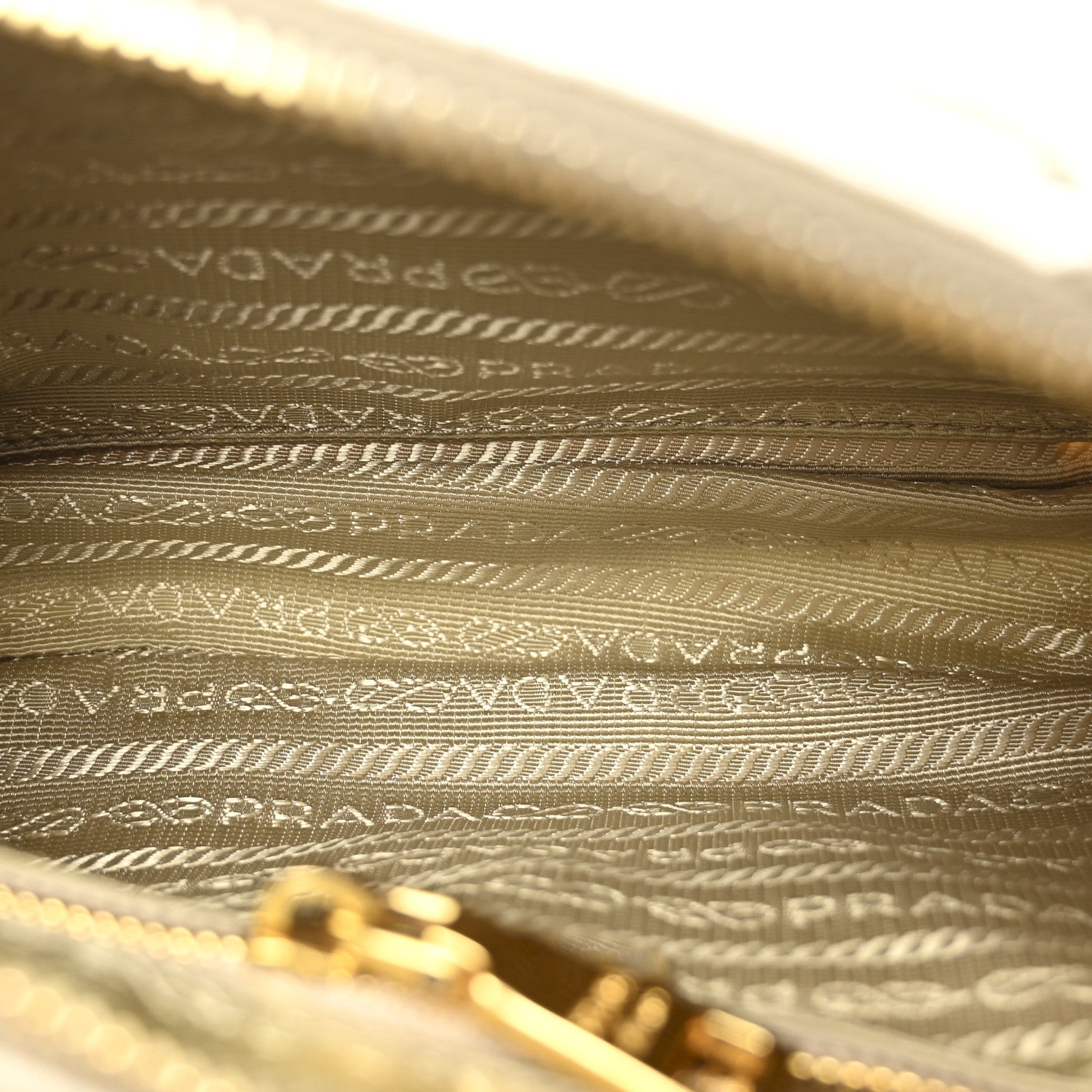 Prada Tessuto Nylon Saffiano Crossbody Bag Pomice 5 of 11