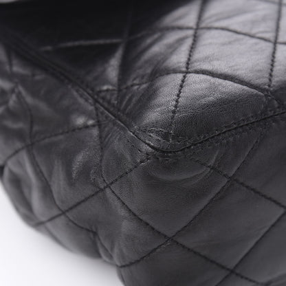 Chanel Lambskin Quilted Flap Shoulder Bag Black 9 of 17