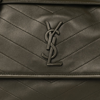 Saint Laurent Lambskin Matelasse Monogram Medium Niki Chain Satchel Seaweed 7 of 9