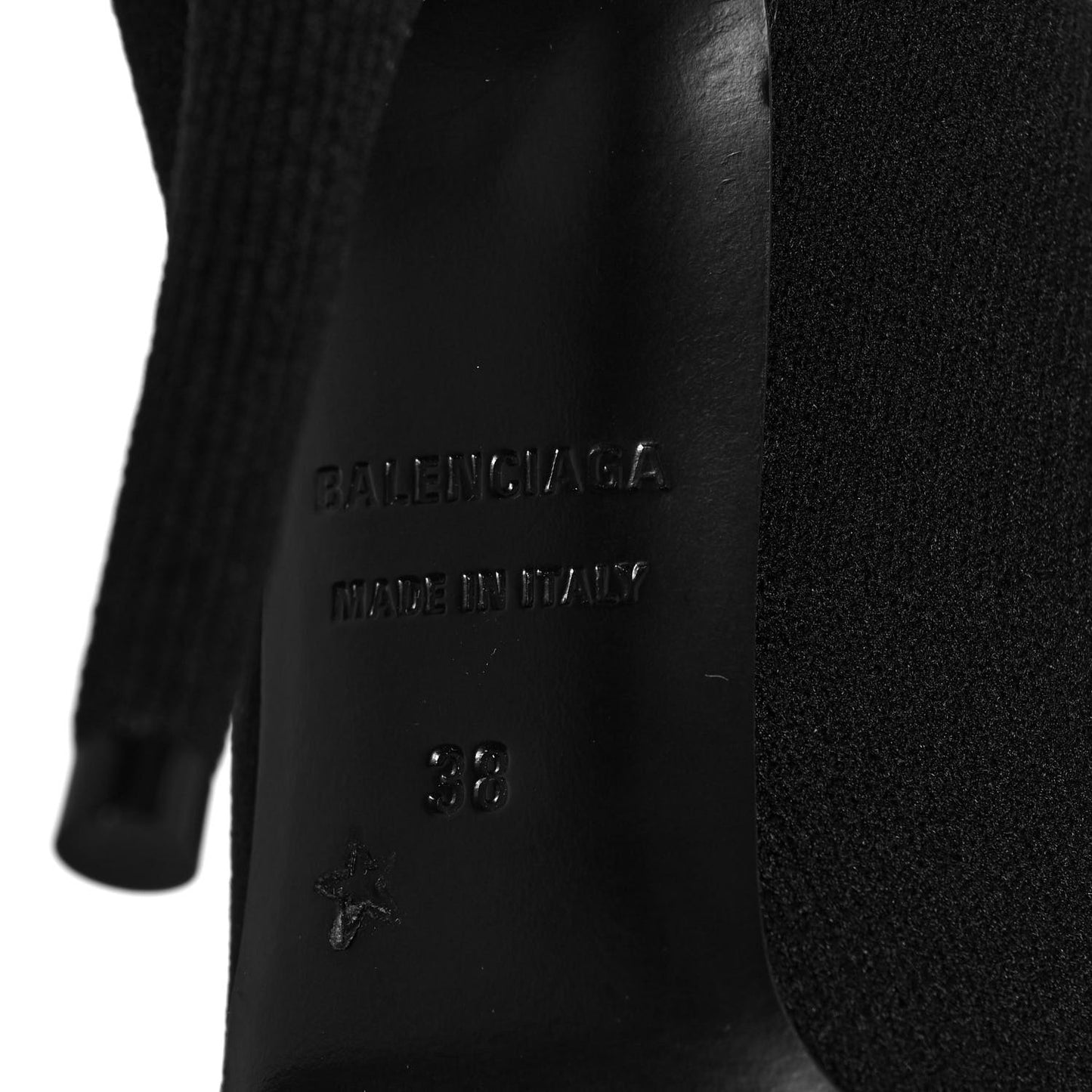 Spandex Round Toe Knife Thigh High Boots 38 Black